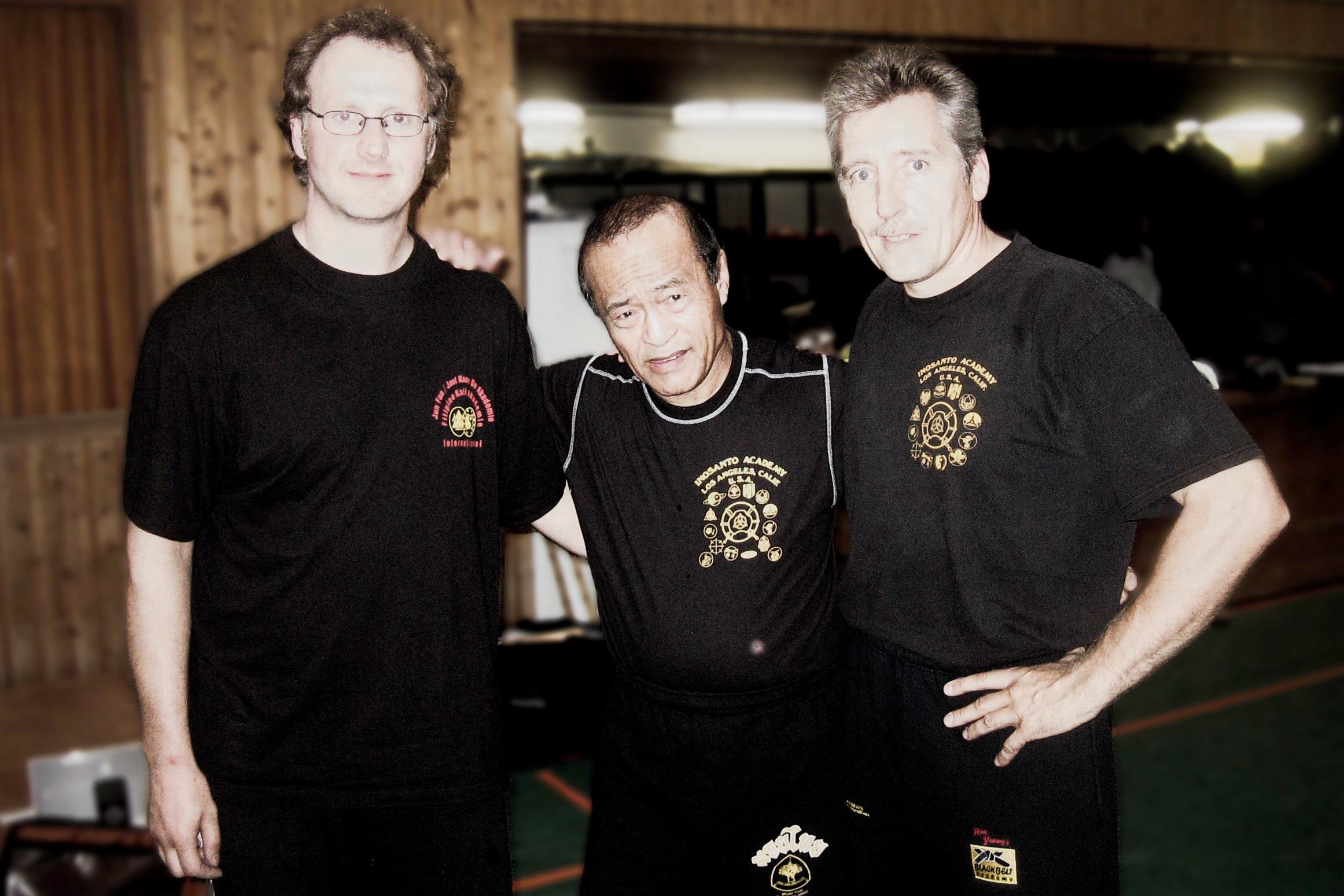 Thorsten Bracht mit Sifu /Guro Dan Inosanto & Sifu/Guro Udo Müller Mit Sifu - Guro Dan Inosanto und Sifu - Guro Udo Müller